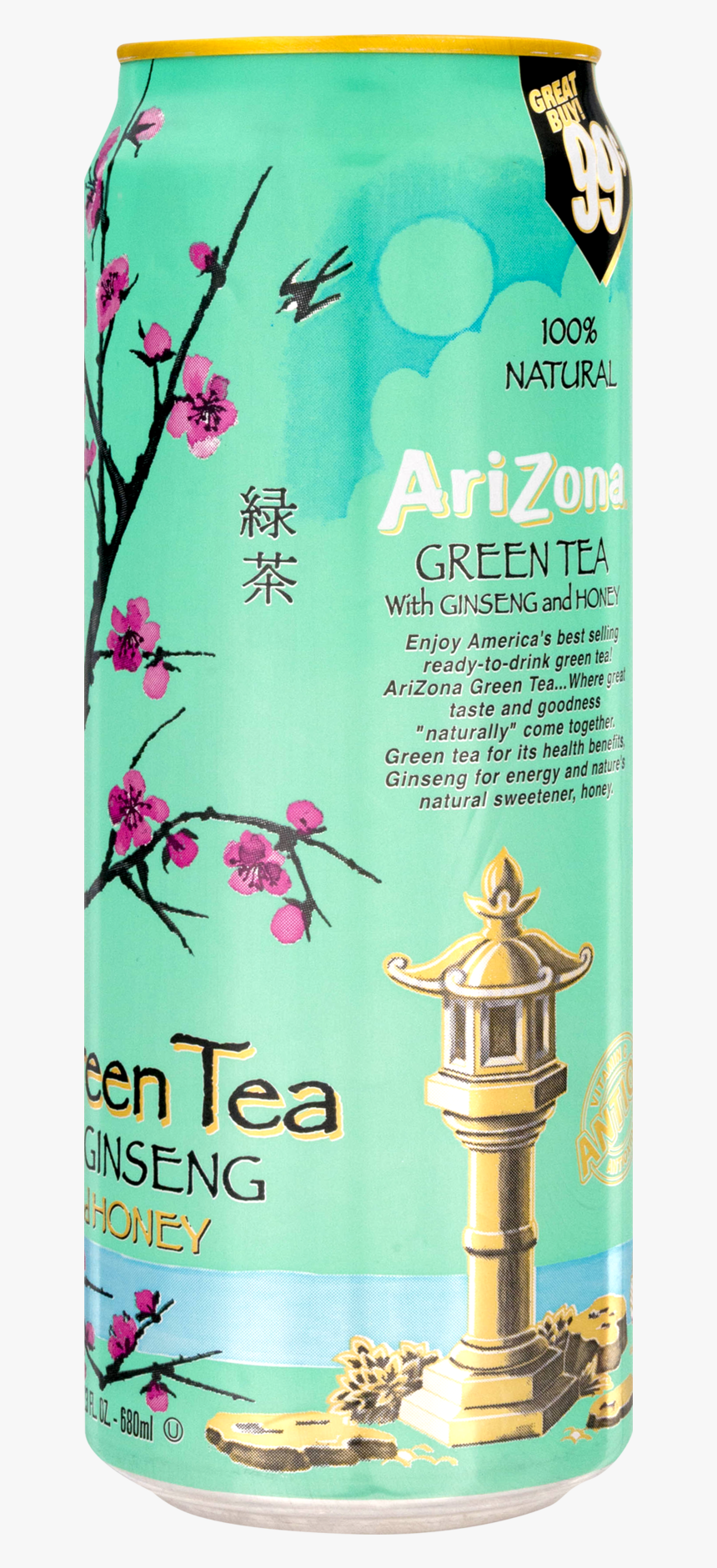 Transparent Arizona Tea Png - Arizona Green Tea Design, Png Download, Free Download
