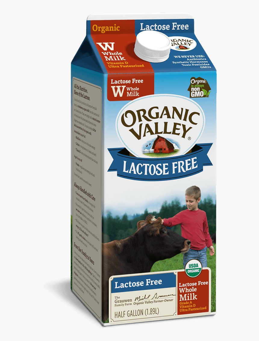 Organic Valley Lactose Free Milk, HD Png Download, Free Download