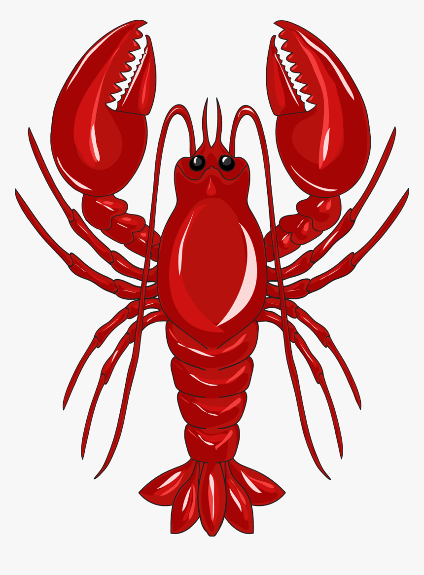 Lobster Crab Clip Art - Transparent Background Lobster Clip Art, HD Png Download, Free Download