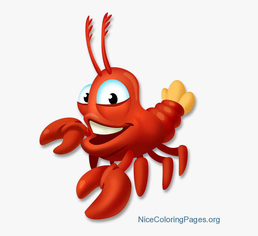 Lobster Clipart Coloring Page - Langosta Png, Transparent Png, Free Download