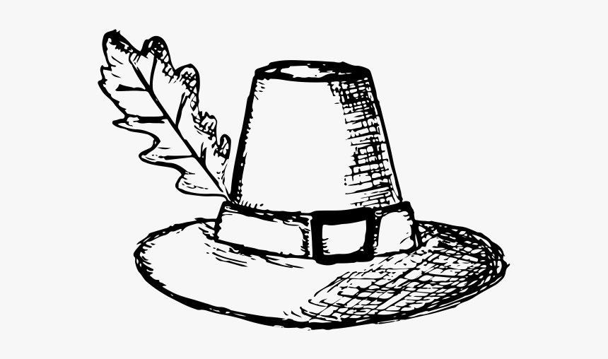 Pilgrim Hat Rubber Stamp"
 Class="lazyload Lazyload - Illustration, HD Png Download, Free Download