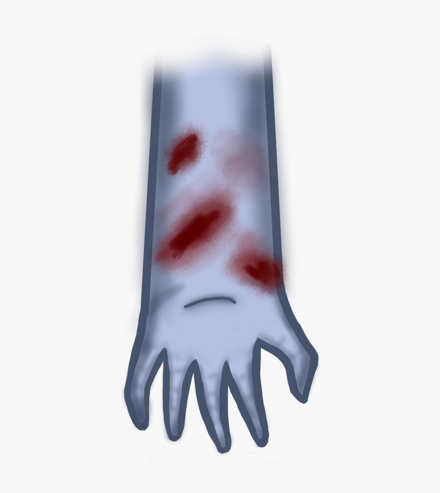 #gacha #hand #blood - Sign, HD Png Download, Free Download