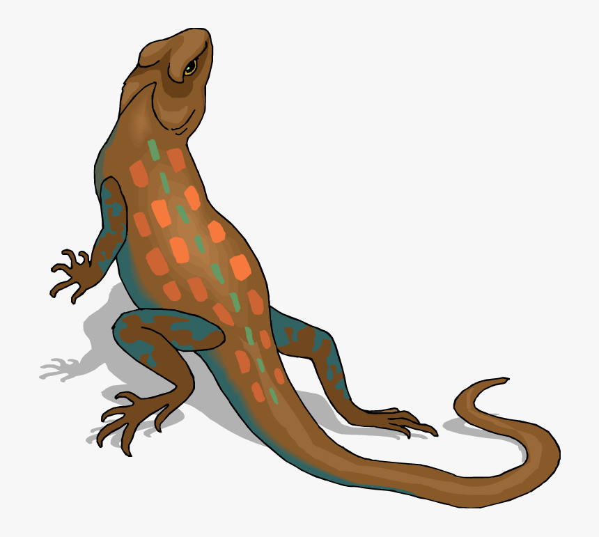 Horned Lizard Png Hd - Clipart Of Lizard, Transparent Png - kindpng