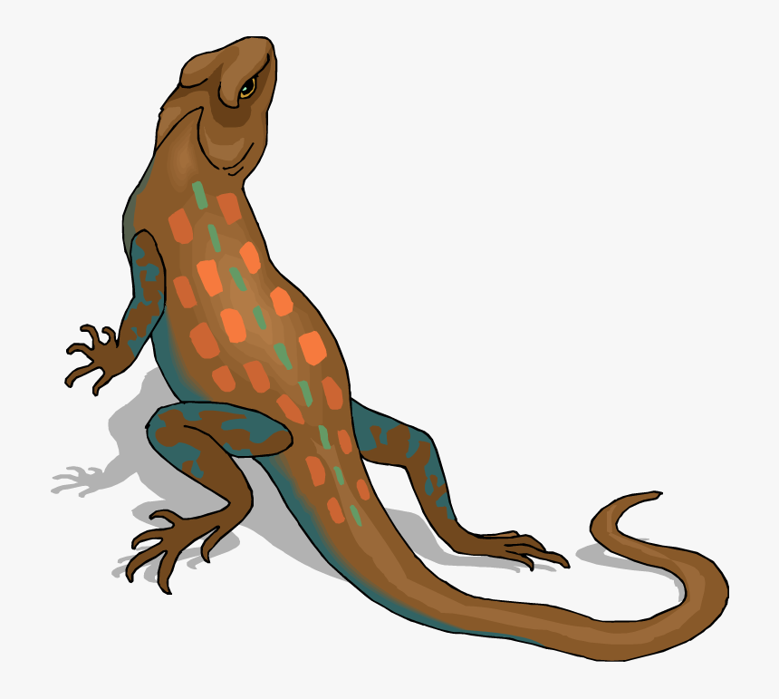 Horned Lizard Png Hd - Clipart Of Lizard, Transparent Png, Free Download