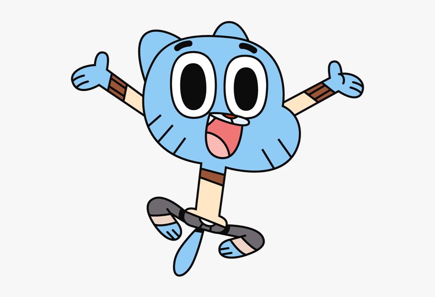 Cartoon Network Download Transparent Png Image - Amazing World Of Gumball Blue Guy, Png Download, Free Download