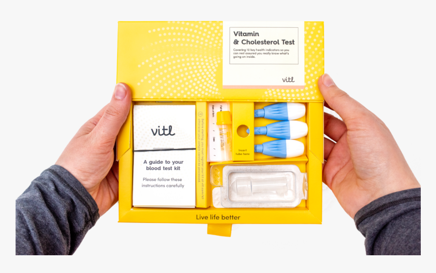 Vitl Personalised Vitamin Blood Test Kit - Smile, HD Png Download, Free Download