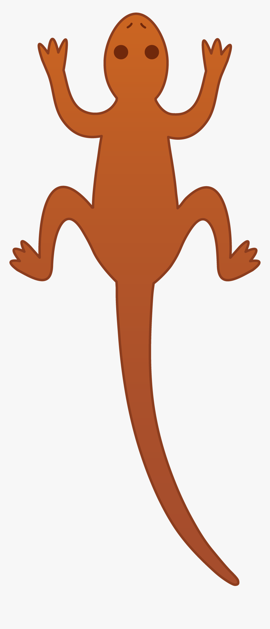 Cute Lizard Panda Free - Brown Lizard Clipart, HD Png Download, Free Download