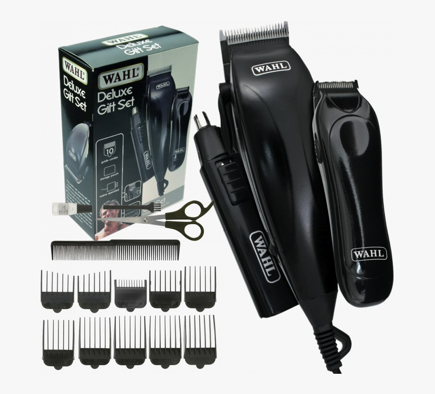 Transparent Barber Clippers Clipart - Wahl Deluxe Gift Set, HD Png Download, Free Download