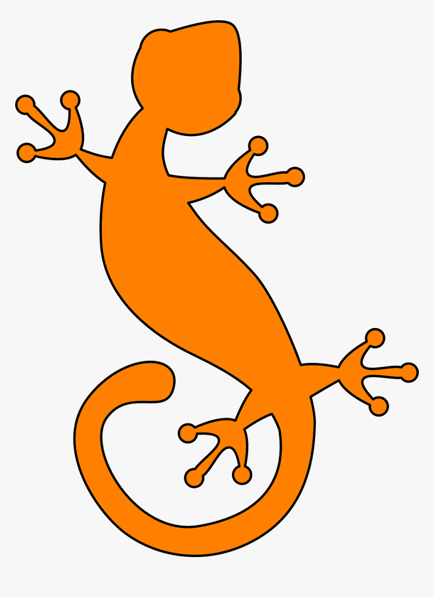 Lizard Clipart Black, HD Png Download, Free Download