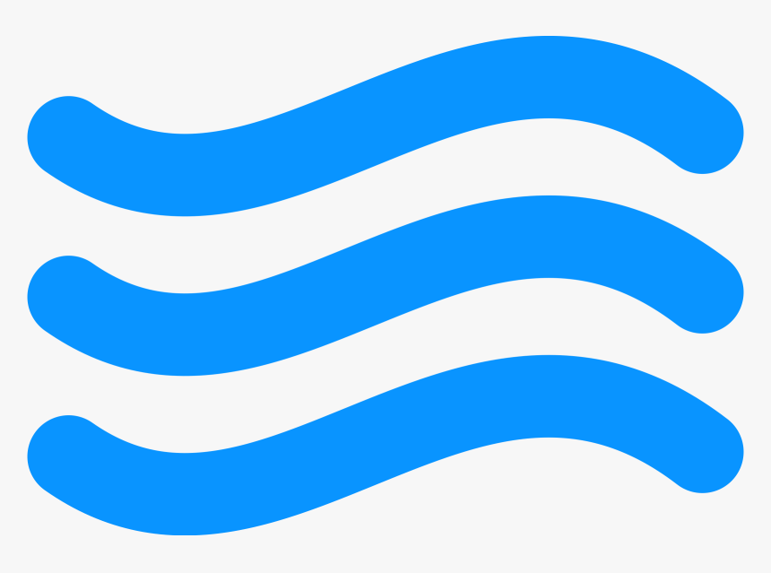 Transparent Wave Border Png - Transparent Water Flow Icon, Png Download, Free Download