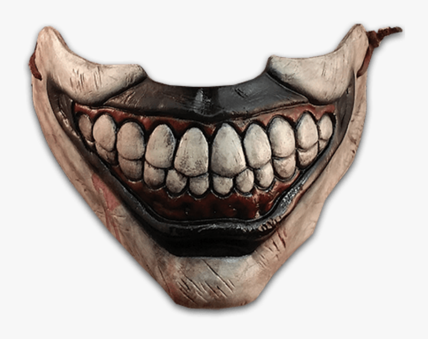 #edits #mask #creepy #art #face #mouth #stickers - Twisty The Clown Mask, HD Png Download, Free Download
