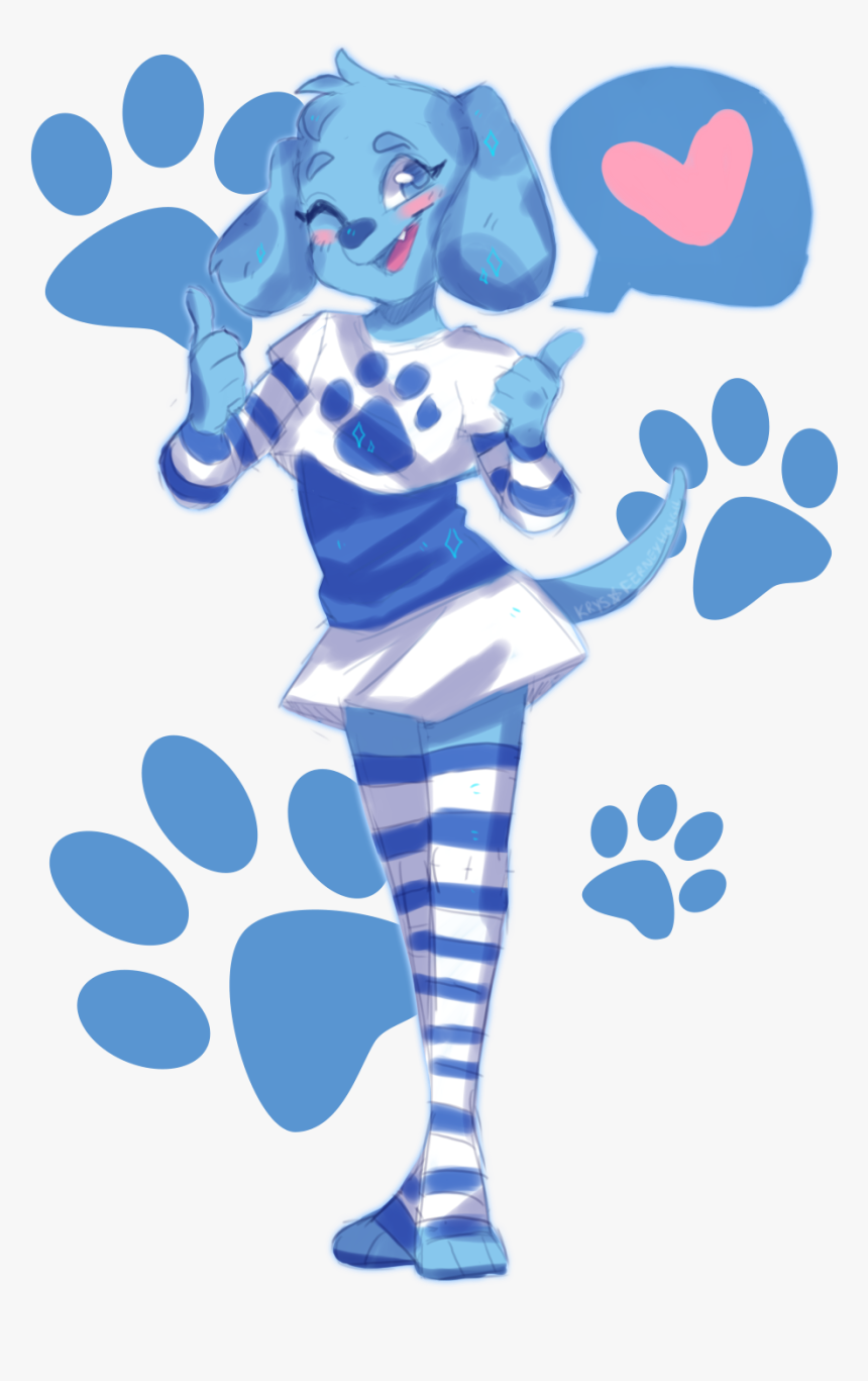 Drawing Furry Fandom Art - Blue's Clues Fan Art, HD Png Download, Free Download