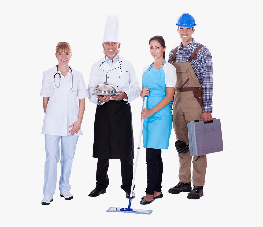 Locations - Group Of People Different Careers, HD Png Download, Free Download