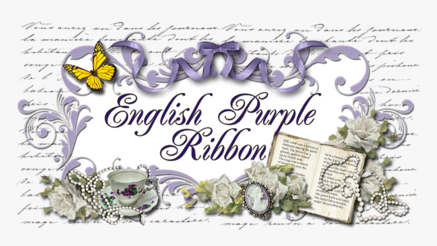 English Purple Ribbon - Cate Ruby, HD Png Download, Free Download