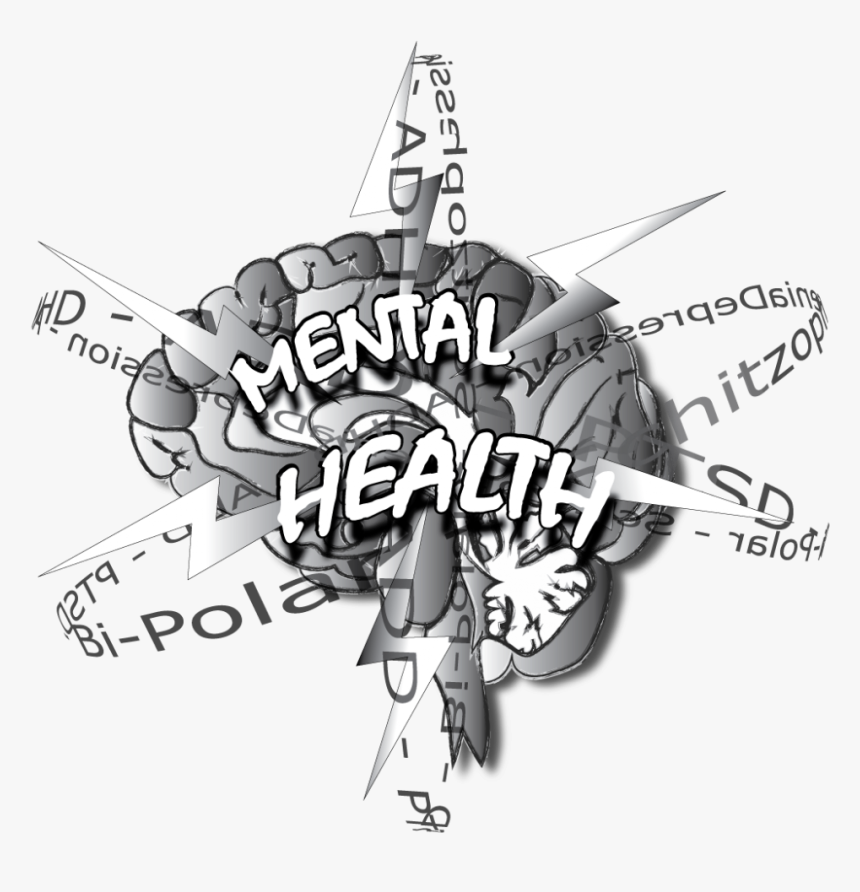 Transparent Brain Clipart - Art Brain Mental Health, HD Png Download, Free Download