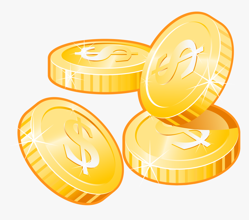 Gold Coins Vector Png Download - Coin, Transparent Png, Free Download