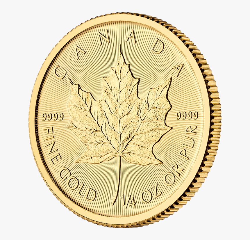 Maple Leaf 1/4oz Gold Coin 2019 Motif - Chartres Labyrinth, HD Png Download, Free Download