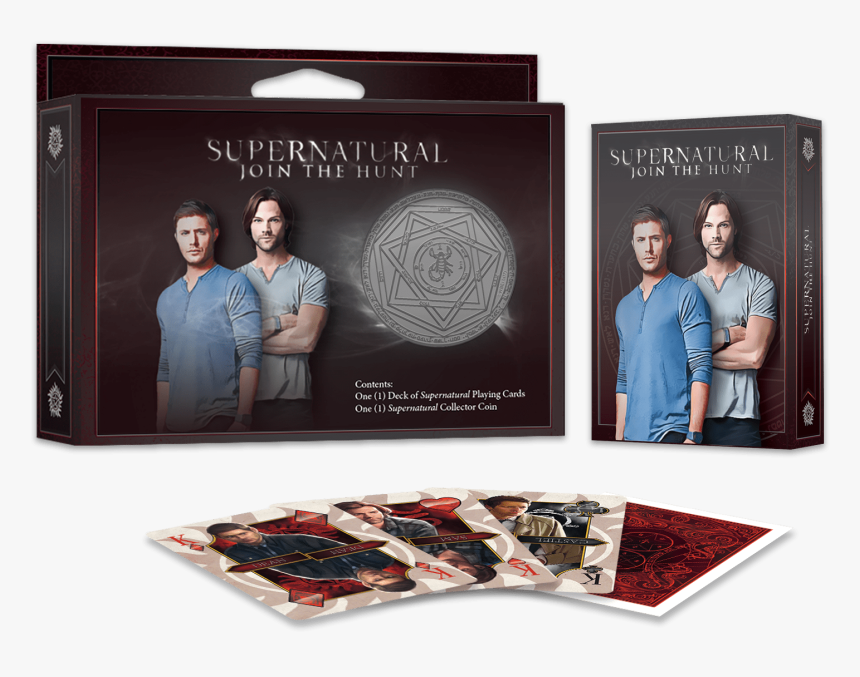 Transparent Supernatural Png - Supernatural Playing Cards, Png Download, Free Download