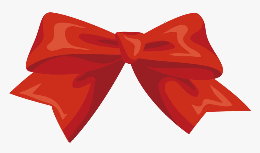 Vector Red Bow Png Download - Transparent Red Ribbon Vector, Png Download, Free Download