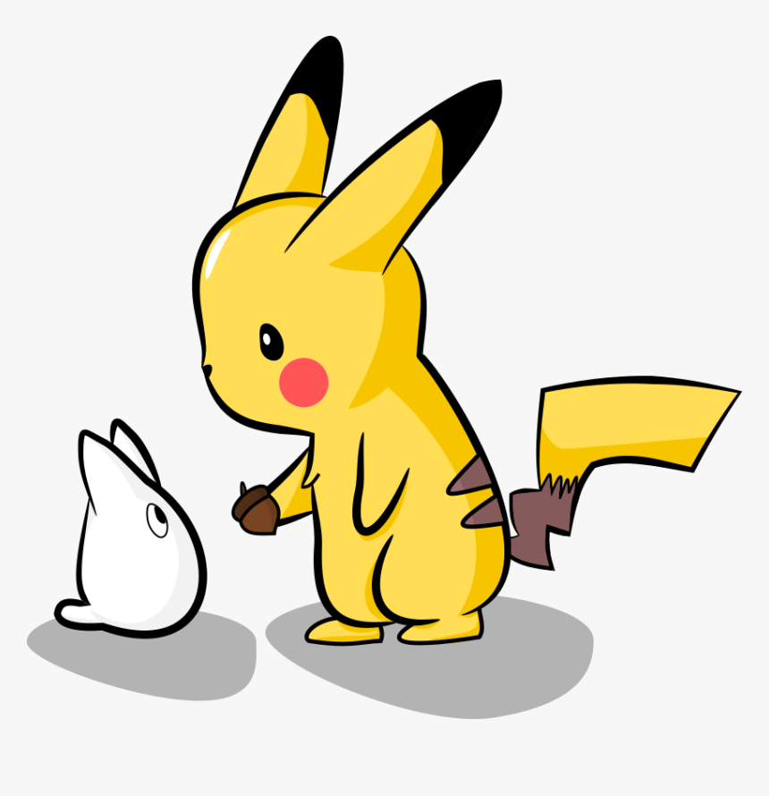 Collection Of Free Pikachu Drawing Hugging Download - Totoro Pikachu, HD Png Download, Free Download