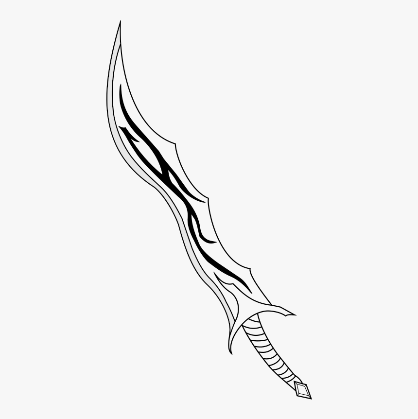 Sword - Drawing Of Sword, HD Png Download, Free Download