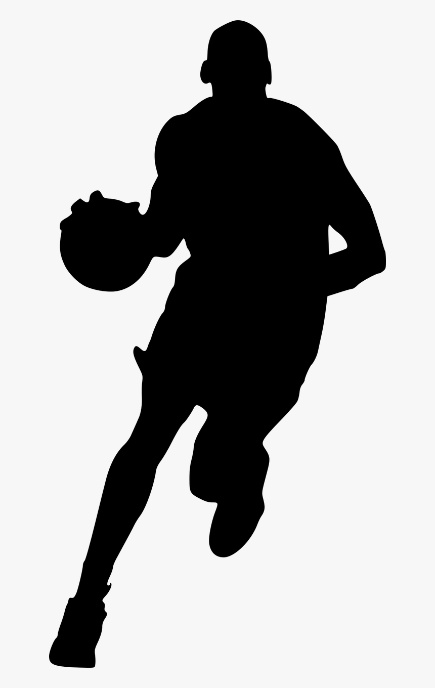 Silhouette Basketball Dunking Free Picture - Basquete Sombra, HD Png Download, Free Download
