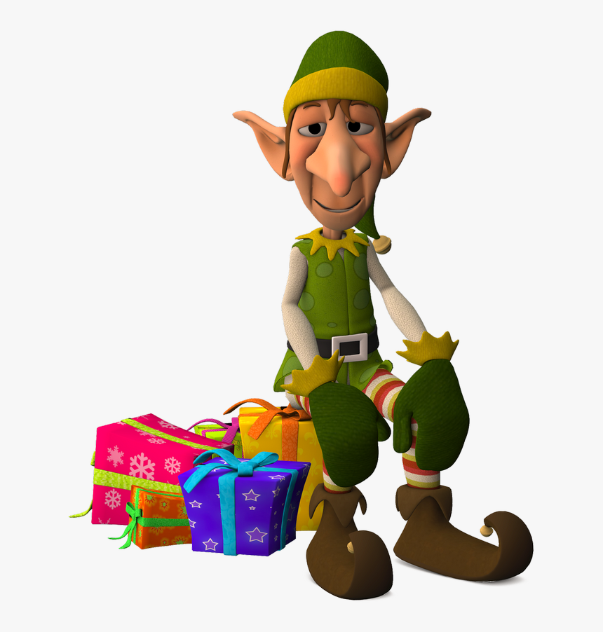 Elf Png Image - Funny Christmas Elf, Transparent Png, Free Download