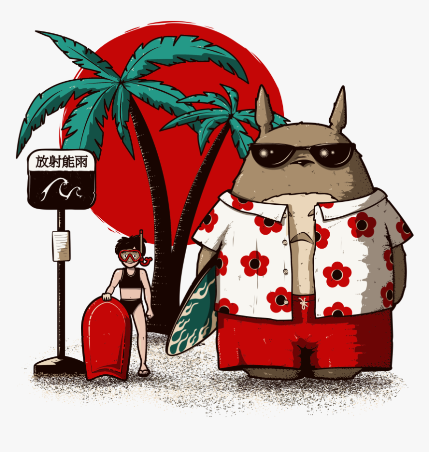 Totoro On The Beach, HD Png Download, Free Download