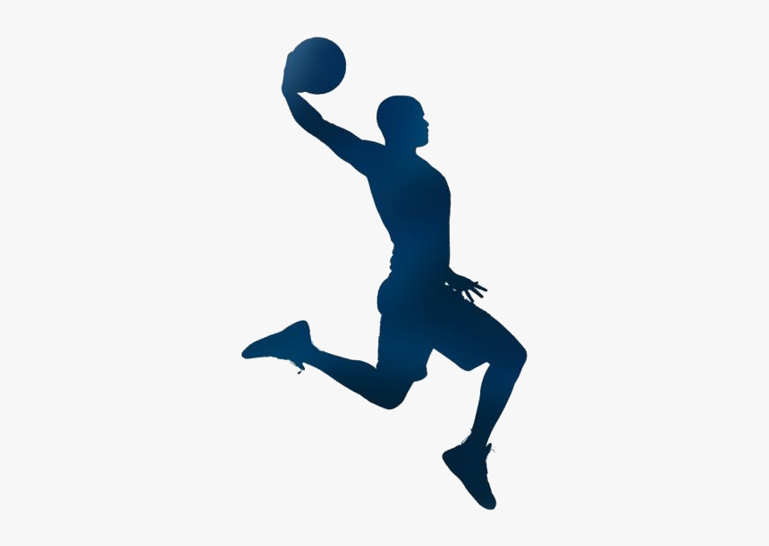 Transparent Basketball Player Silhouette Png - Jumping, Png Download, Free Download