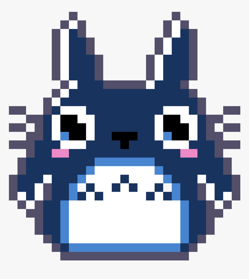 Totoro Pixel , Png Download - Minecraft Pixel Art Totoro, Transparent Png, Free Download