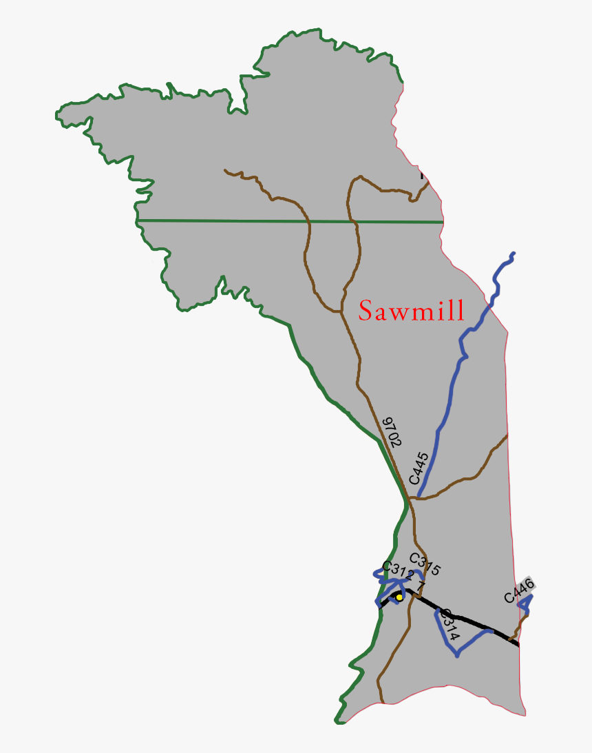 Saw Mill Fire Map Png - Atlas, Transparent Png, Free Download