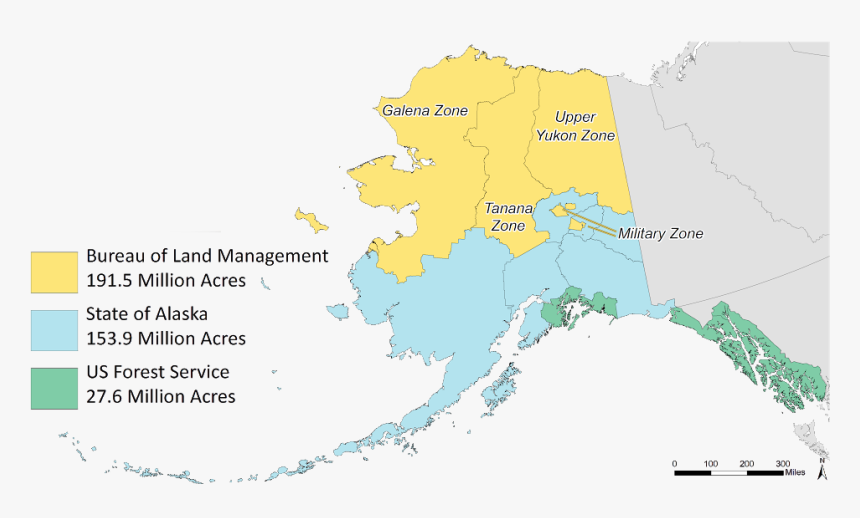 Alaska Fire Management Zone Map - Oil Deposits In Alaska, HD Png Download, Free Download