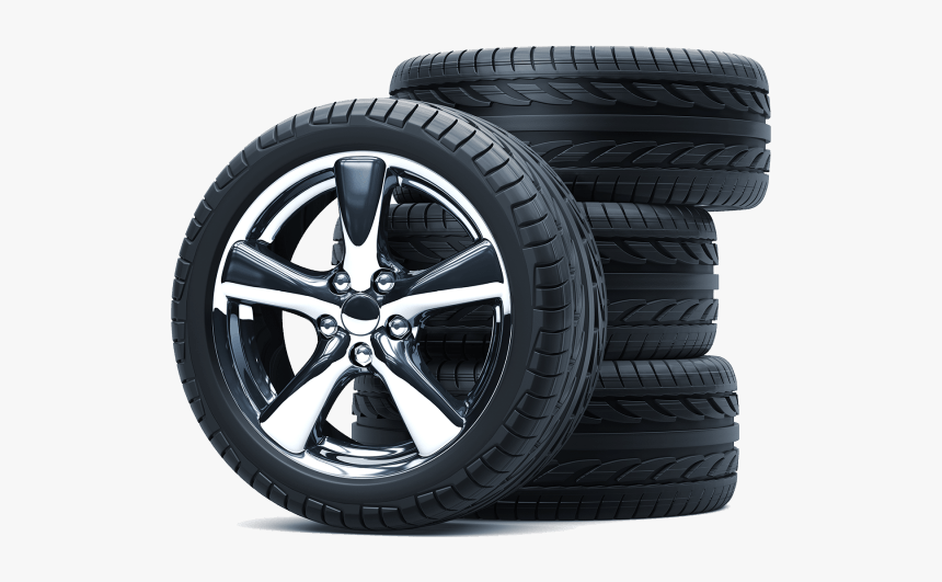 A Tyre Stack With Quality Alloy Wheels - Car Tyre Alloy Wheel Png, Transparent Png, Free Download