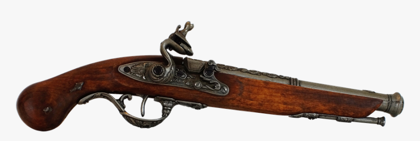 Pistol, Muzzleloader, Weapon, Old, Fire Weapon - Old Pistol Png Transparent, Png Download, Free Download