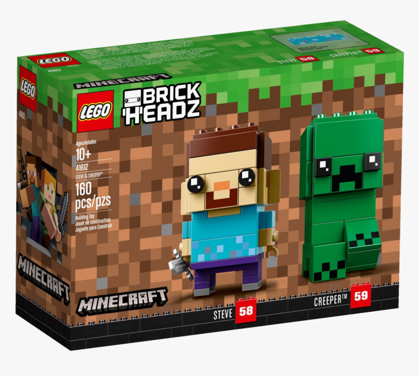 41612 Steve And Creeper™ - Lego Minecraft, HD Png Download, Free Download