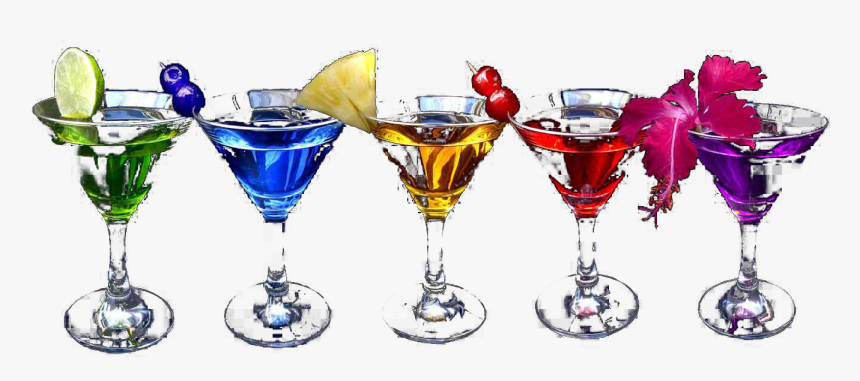 Liqueur Glasses Transparent Image - Liqueur Cocktail Glass Transparent Background, HD Png Download, Free Download