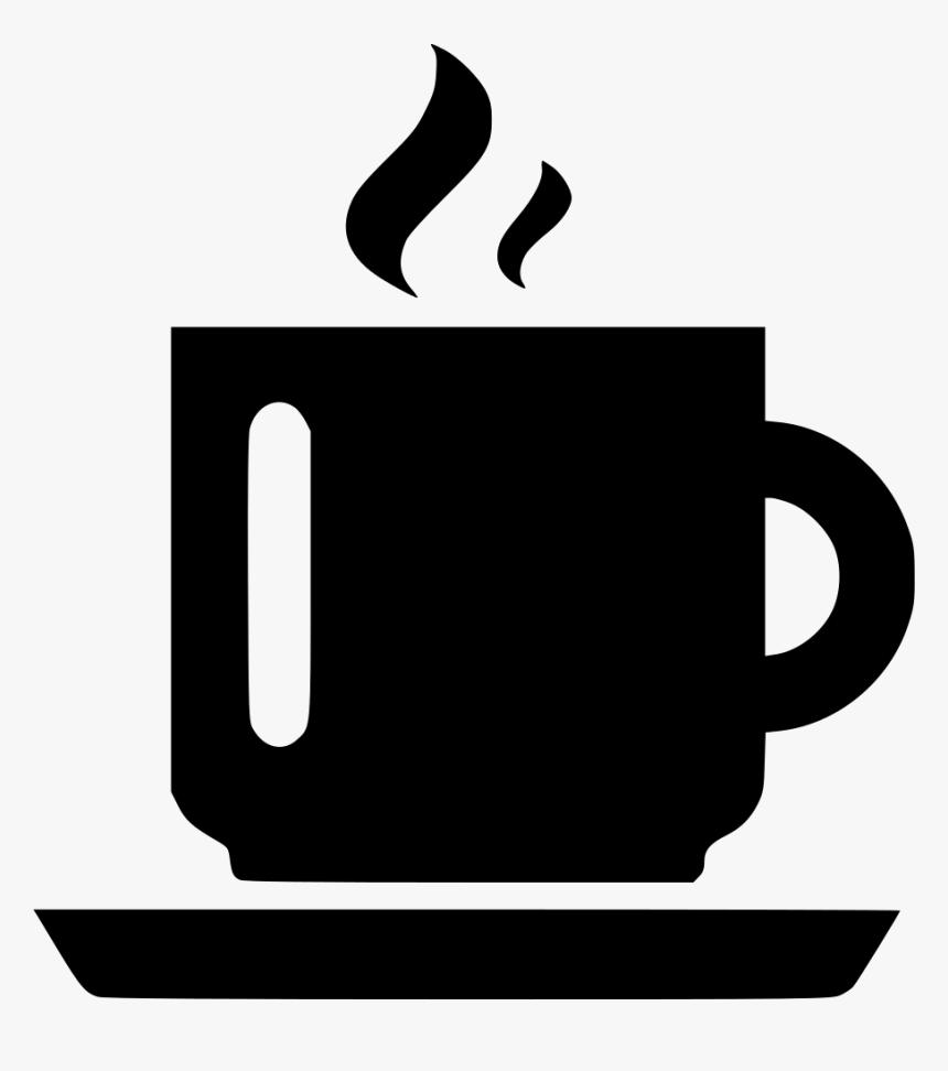 Coffee Mug Steam With Plate - Coffee Mug Icon Png, Transparent Png, Free Download