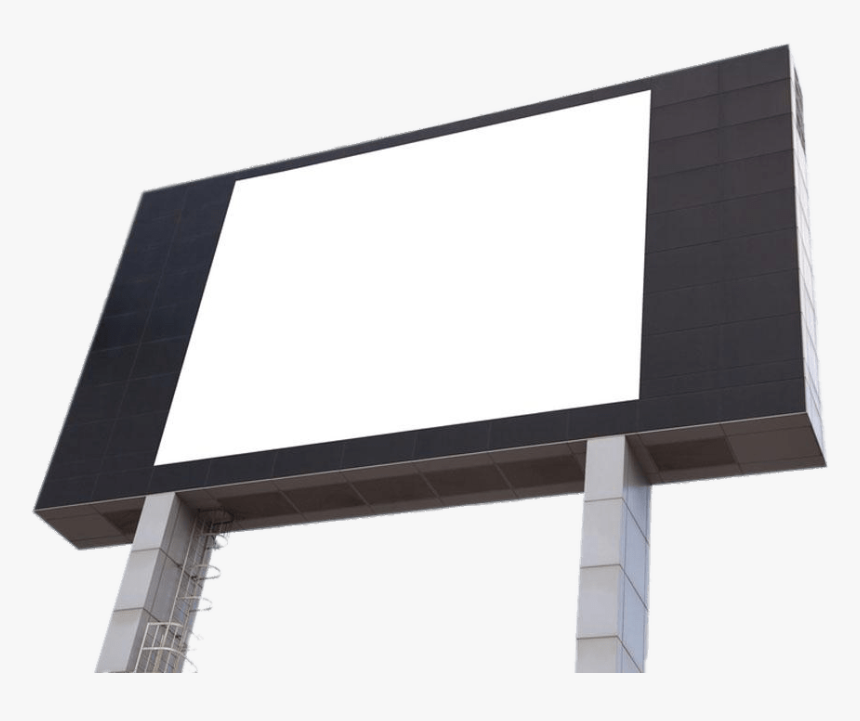 Billboard White Screen - Outdoor Advertising Screen Png Transparent, Png Download, Free Download