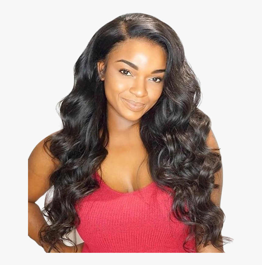Transparent Lace Wig Loose Wave 360 Lace Frontal Wig - Wig, HD Png Download, Free Download
