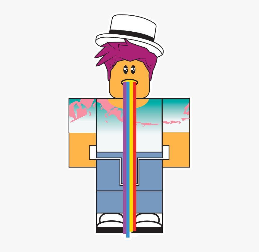 Robloxian Life Clothing Store Billboard Guy Clipart Roblox Rainbow Barf Face Code Hd Png Download Kindpng - roblox shirt template rainbow cartoony