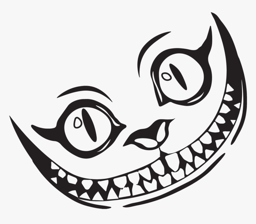 Transparent Grin Clipart Cheshire Cat Smile Drawing Hd Png Download Kindpng