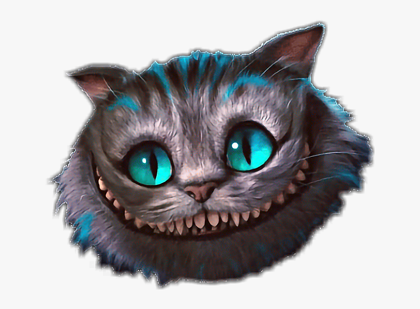 #cheshirecat #alice In Wonderland #blue #disney #cute - Imagenes Del Gato Sonriente, HD Png Download, Free Download