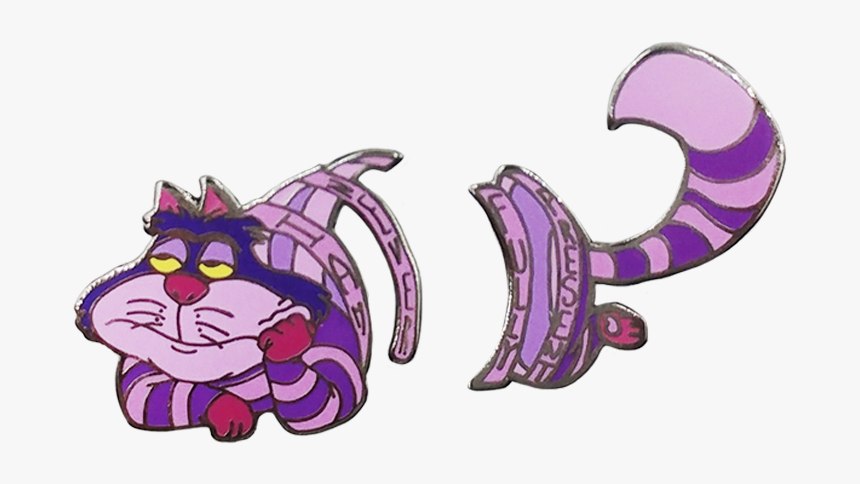 Cheshire Cat Pin Set - Cartoon, HD Png Download, Free Download