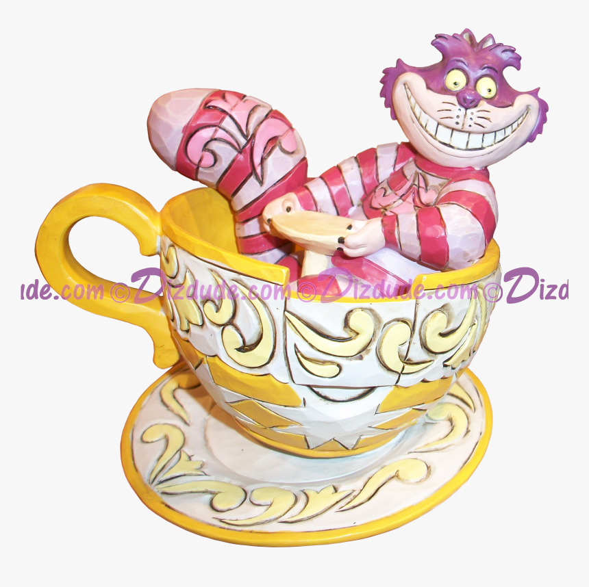 Disney Traditions ~ Cheshire Cat In "mad Tea Party - Cheshire Cat Tradition Disney, HD Png Download, Free Download