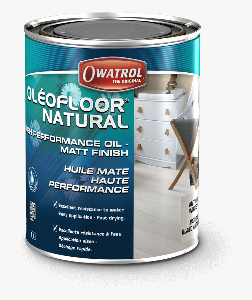 Oleofloor Natural 1l Natural Matt Finish Wood Oil - Owatrol Oleofloor, HD Png Download, Free Download