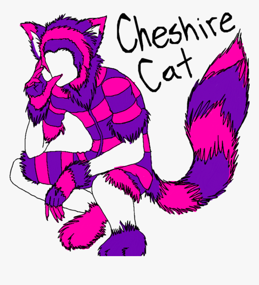 Cheshire Cat Tail Drawing , Png Download - Cheshire Cat Tail Drawing, Transparent Png, Free Download