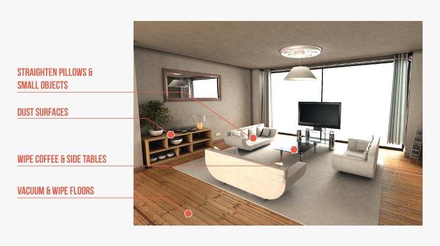 Mopify Living Room Cleaning One Bedroom Flat Interior