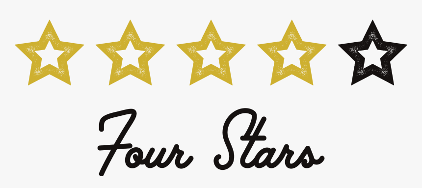 Four Out Of Five Stars , Png Download - Four Stars Out Of Five, Transparent Png, Free Download