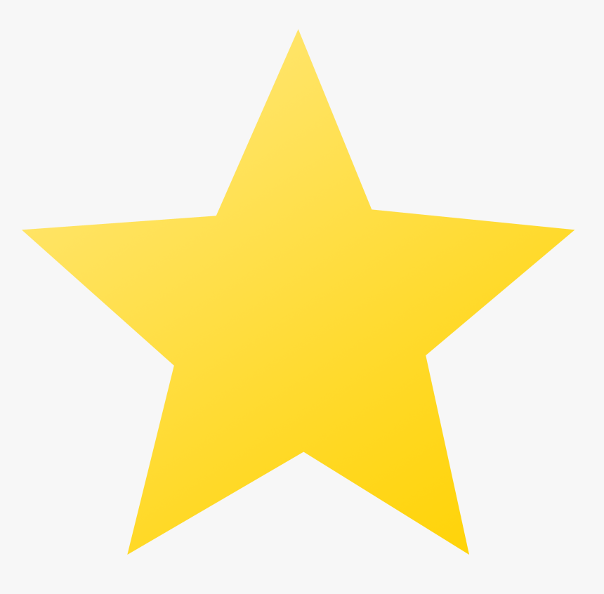 Yellow Star With Black Background , Png Download - Transparent Background Star Png, Png Download, Free Download