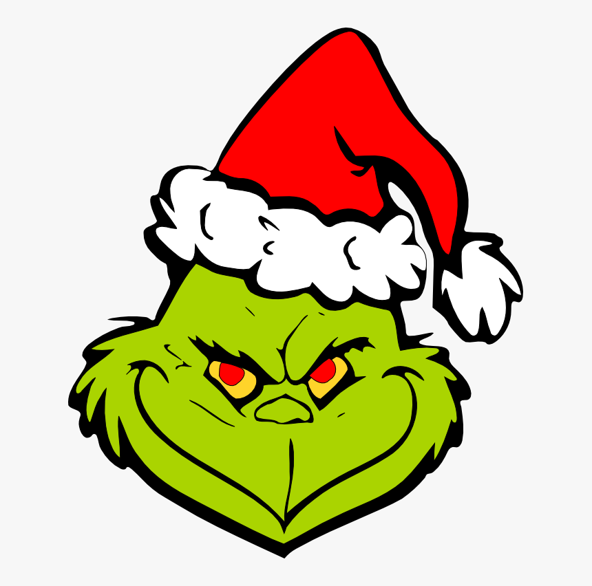 Movies, Personal Use, Grinch In Santa Hat, - Grinch Sticker, HD Png Download, Free Download